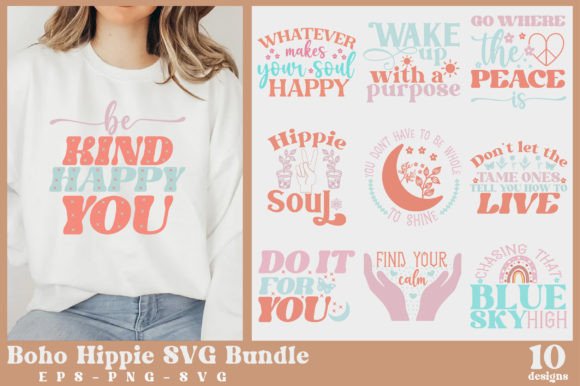 Download Boho Hippie SVG Bundle - Bundle Collection