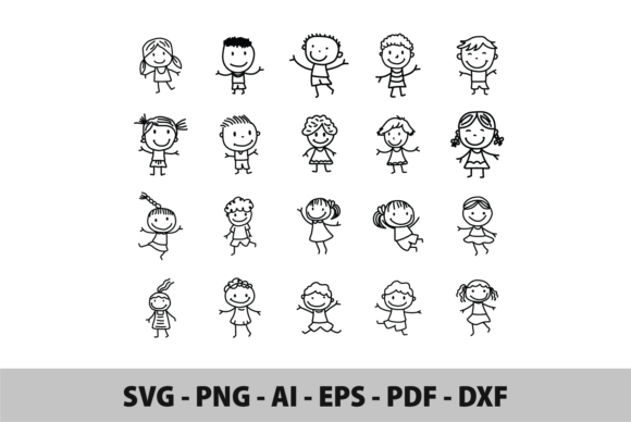 Download Stick Figures Svg Bundle, Cricut File - Bundle Collection