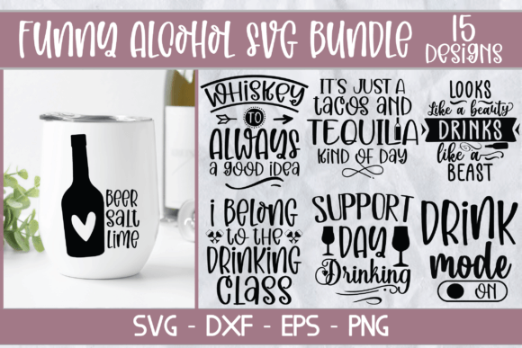Download Funny Alcohol SVG Bundle - Bundle Collection