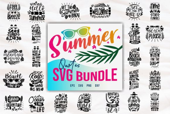 Download Summer Quotes SVG Bundle - Bundle Collection