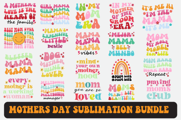 Download Mothers Day Svg Sublimation Bundle - Bundle Collection