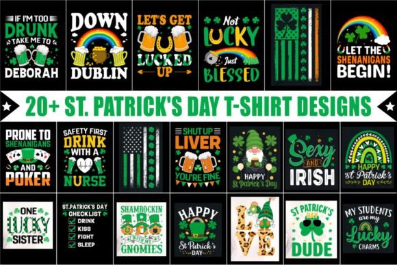 Download Funny St. Patrick's Day T-Shirt Bundle - Funny st. patrick Collection