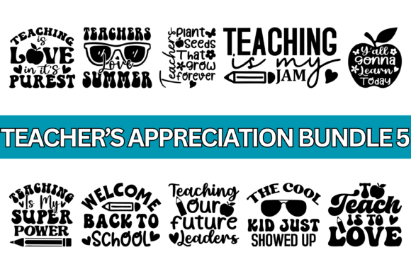 Download Groovy Teacher PNG Black Bundle - Bundle Collection