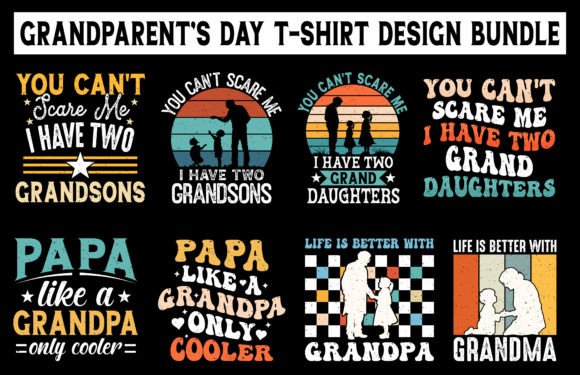 Download Grandparent’s Day Vintage T-shirt Bundle - Bundle Collection