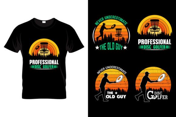 Download Disc Golf Retro Vintage T-shirt Bundle - Bundle Collection