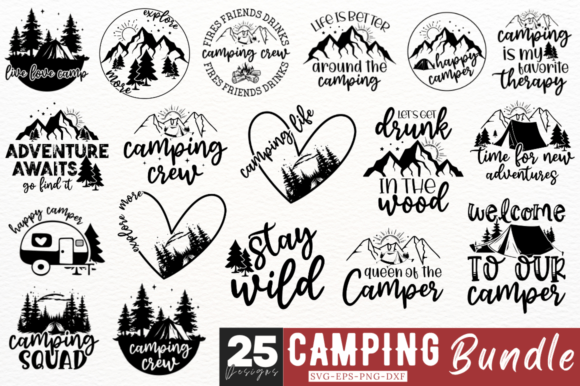Download Camping SVG Bundle,Adventure Svg Bundle - Bundle Collection
