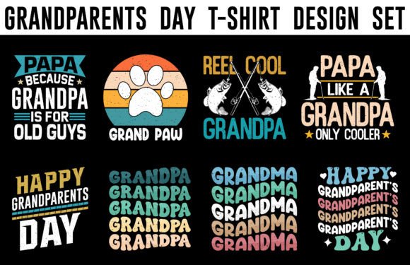 Download Grandparent's Day Vintage T-shirt Bundle - Bundle Collection