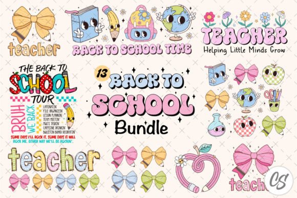 Download Back to School Bundle PNG Sublimation - Bundle Collection