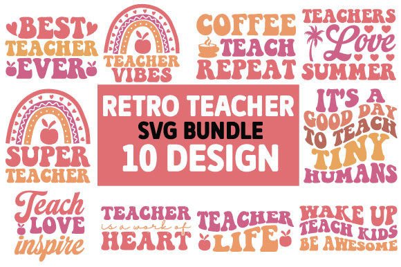Download Retro Teacher Svg Bundle - Bundle Collection