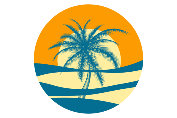 Download Beach Paradise Logo. Colorful Summer Vac - Colorful Collection
