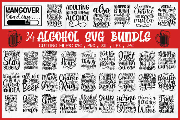Download Alcohol SVG Bundle - Bundle Collection