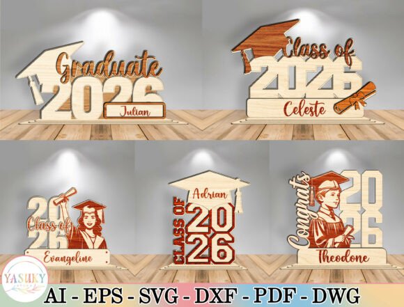 Download Graduation Sign Laser Cut SVG Bundle - Bundle Collection