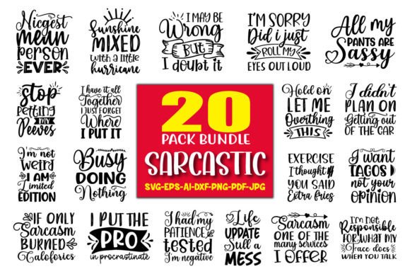 Download Sarcastic SVG Bundle, Funny Svg - Bundle Collection