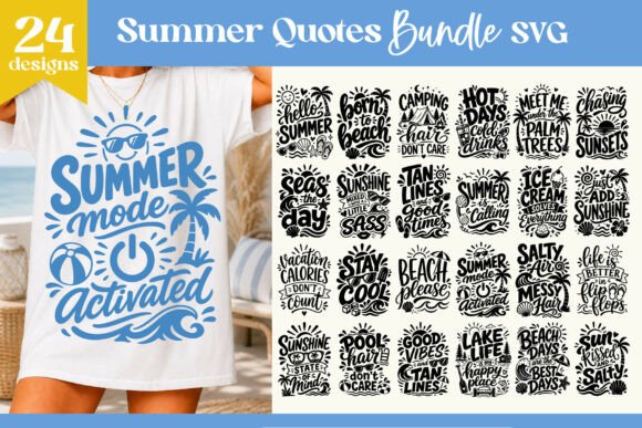 Download Summer Quotes SVG Bundle Beach - Bundle Collection