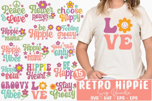Download Retro Hippie SVG Bundle - Bundle Collection