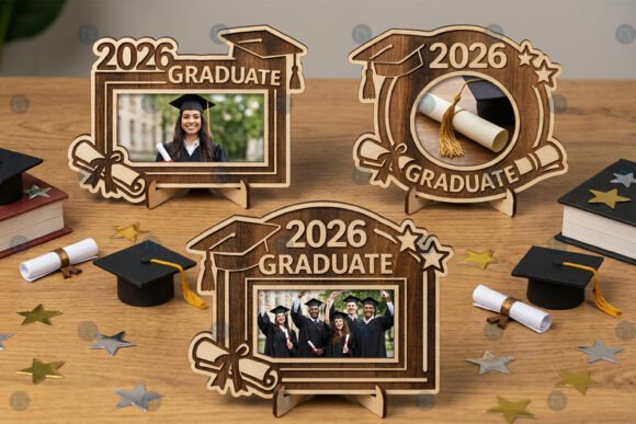 Download 2026 Graduation Photo Frame SVG Bundle - Bundle Collection