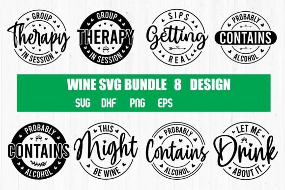 Download Wine SVG Bundle - Bundle Collection