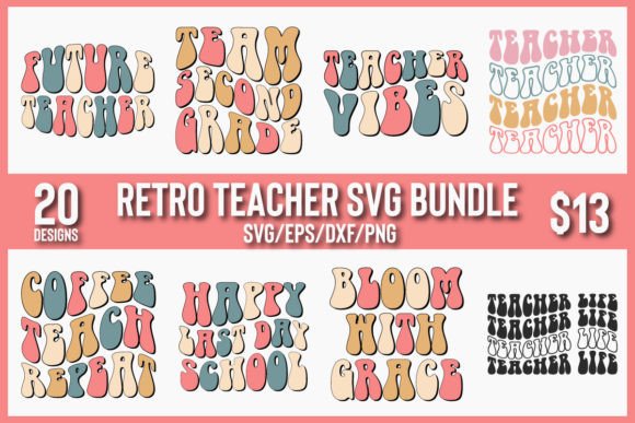 Download About Retro Teacher Svg Bundle Vol 1 - Bundle Collection