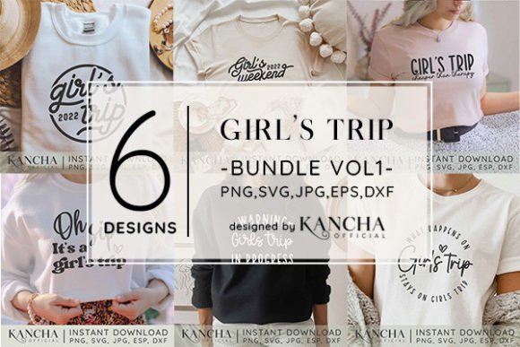 Download Girls Trip SVG Bundle Vol.1 - Bundle Collection