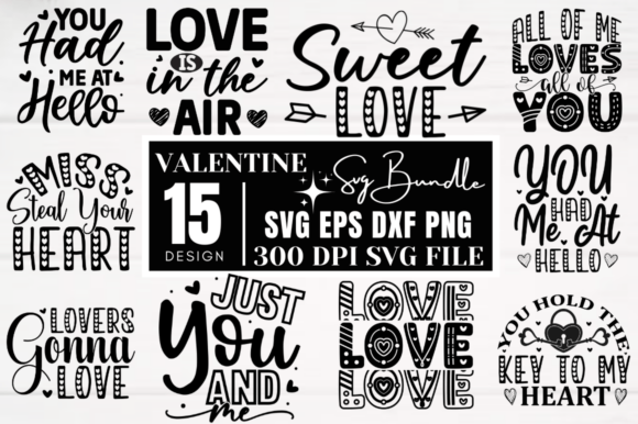 Download Valentine SVG Bundle - Bundle Collection