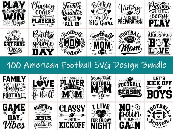 Download American Football SVG Design Bundle - Bundle Collection