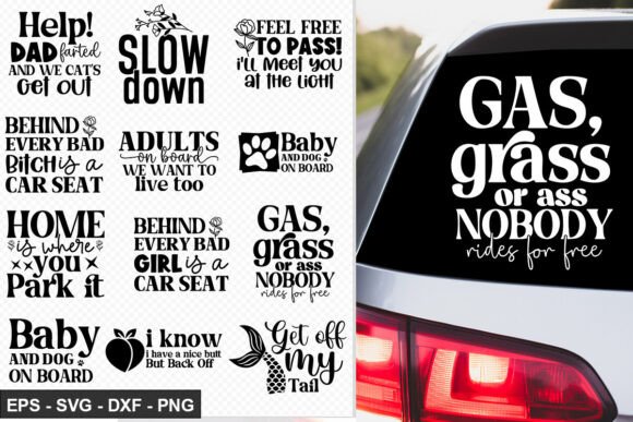 Download Car Sticker SVG Design Bundle - Bundle Collection