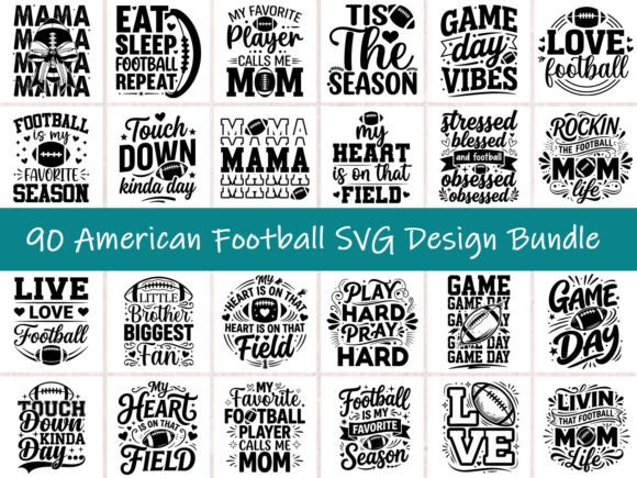 Download American Football SVG Design Bundle - Bundle Collection