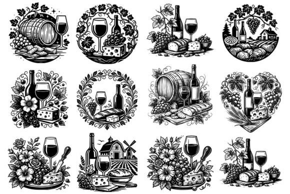 Download Wine Lover SVG Bundle, Vineyard Winery S - Bundle Collection