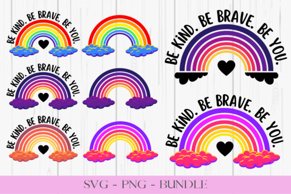Download Rainbow SVG PNG Bundle - Bundle Collection