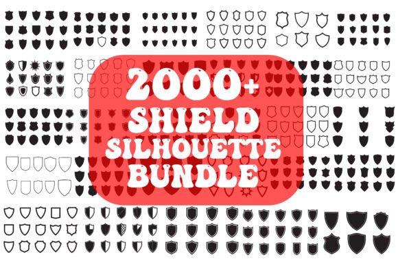 Download 2000+ Shield Silhouette Vector Bundle - Bundle Collection