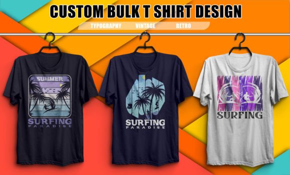 Download Retro Surfing Tshirt Bundle Design - Bundle Collection