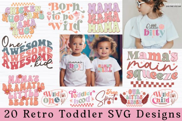Download Retro Toddler Funny Kids SVG Bundle - Bundle Collection