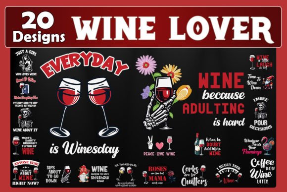 Download Wine Lover SVG Bundle - Bundle Collection