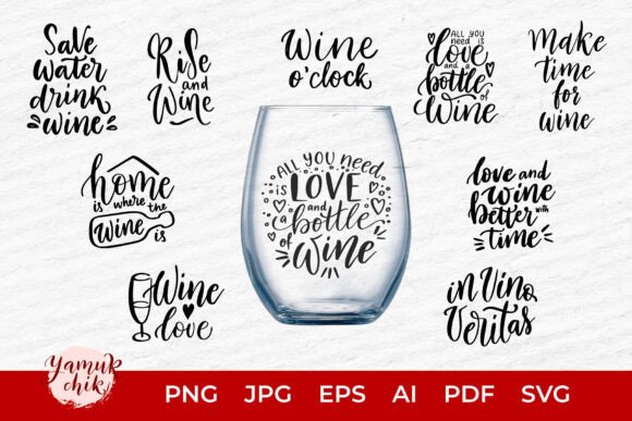 Download Wine SVG,Funny Wine Sayings SVG Bundle - Bundle Collection